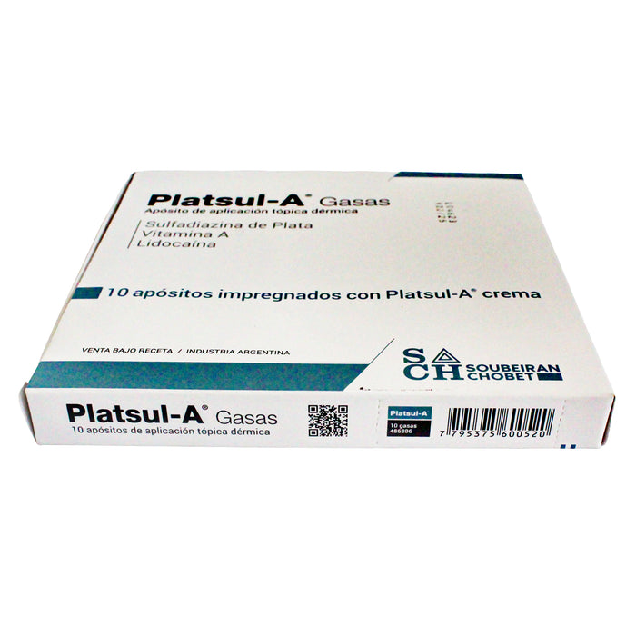 Gasas Platsul-A X Sobre Con 2 Gasas Cada Uno