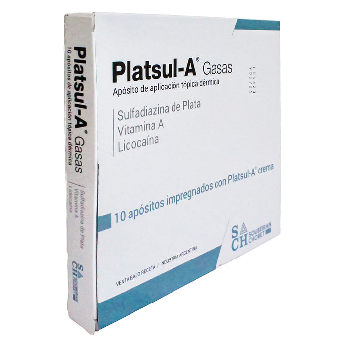 Gasas Platsul-A X Sobre Con 2 Gasas Cada Uno