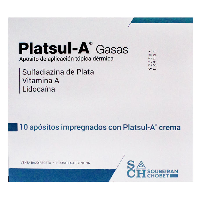 Platsul-A Gasas X 5 Sobres X 2 Gasas