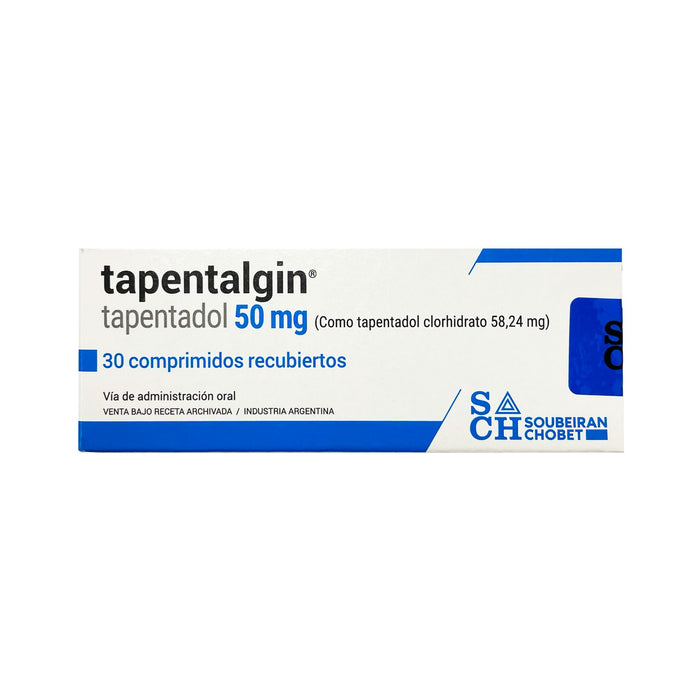 Tapentalgin Tapentadol 50Mg X Comprimido Recubierto