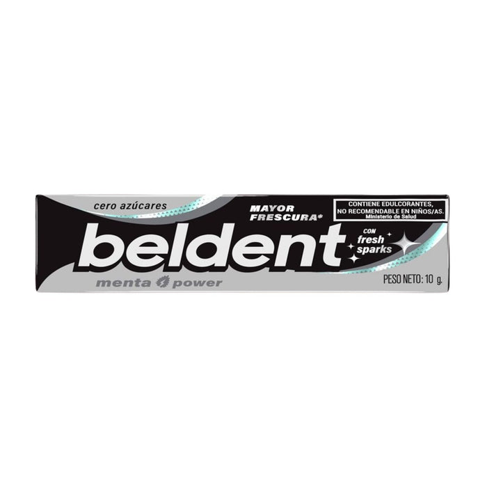 Chicle Beldent Sabor Menta Power X 10G