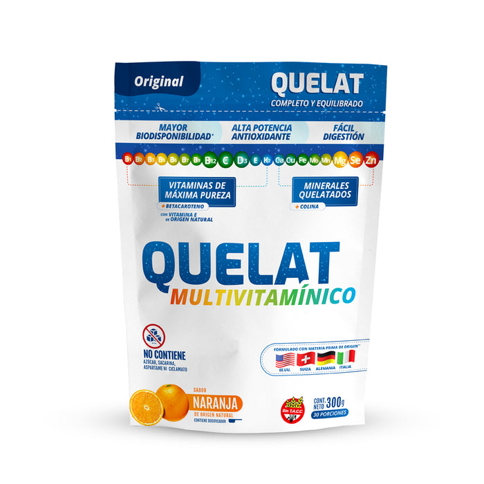 Multivitaminico Quelat Sabor A Naranja X 300G