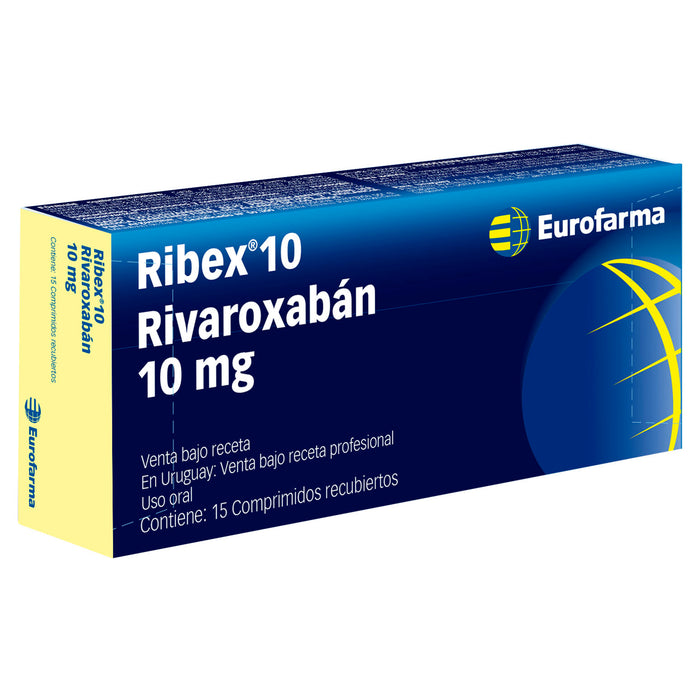 Ribex 10Mg Rivaroxaban X 15 Comprimidos
