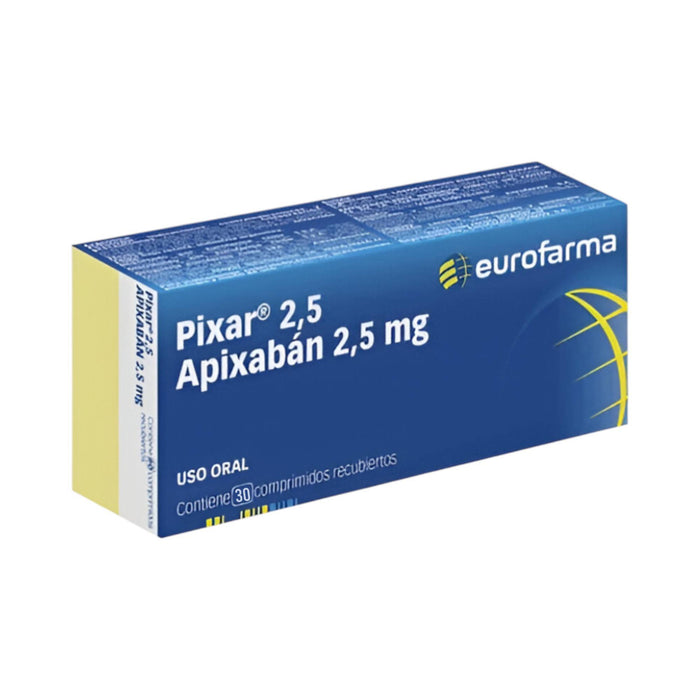 Pixar 25 Apixaban 2.5Mg X Comprimido