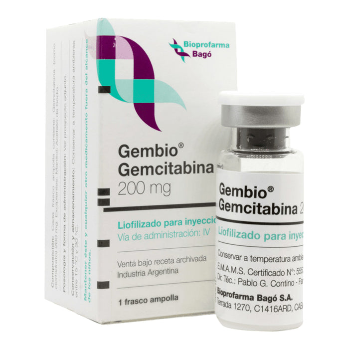Gembio 200Mg Iv Gemcitabina X Ampolla