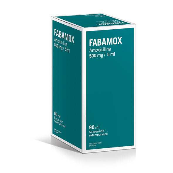 Fabamox Amoxicilina 500Mg-5Ml En Suspension X 90Ml