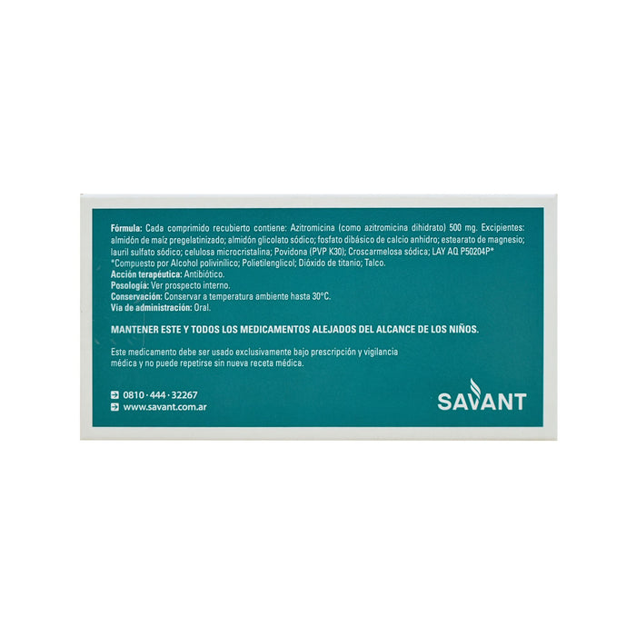 Izotrop Azitromicina 500Mg X Comprimido