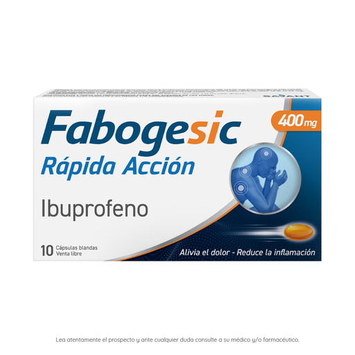 Fabogesic 400Mg Ibuprofeno X Capsula Blanda