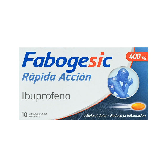Fabogesic 400Mg Ibuprofeno X Cápsula Blanda