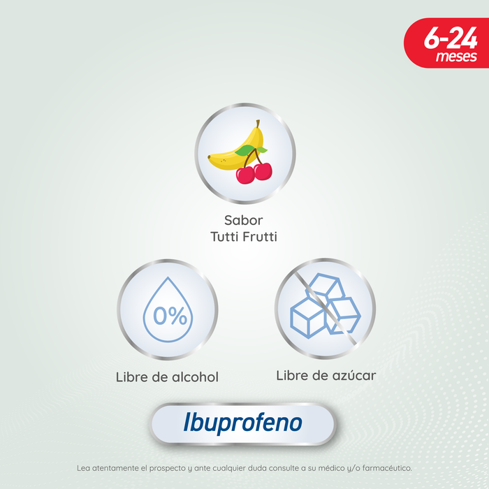 Fabogesic Niños 2% Ibuprofeno 100Mg En Suspensión Oral X 100Ml
