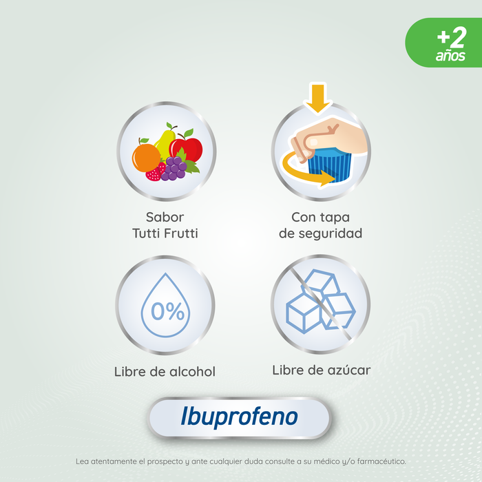 Fabogesic Niños 4% Ibuprofeno 200Mg En Suspension X100ml