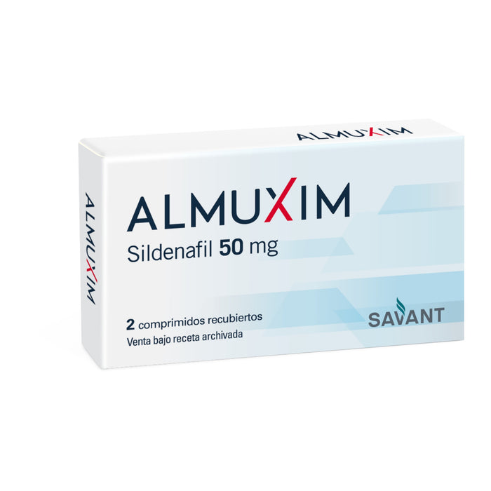 Almuxim 50Mg Sildenafil X 2 Comprimidos