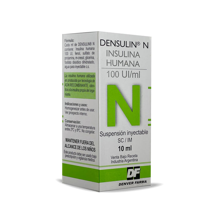 Densulin N 100Ui Insulina Sc (Frio) X 1 Ampolla