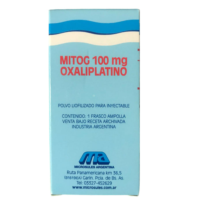 Mitog 100Mg Iv X 1 Frasco Amp Oxaliplatino
