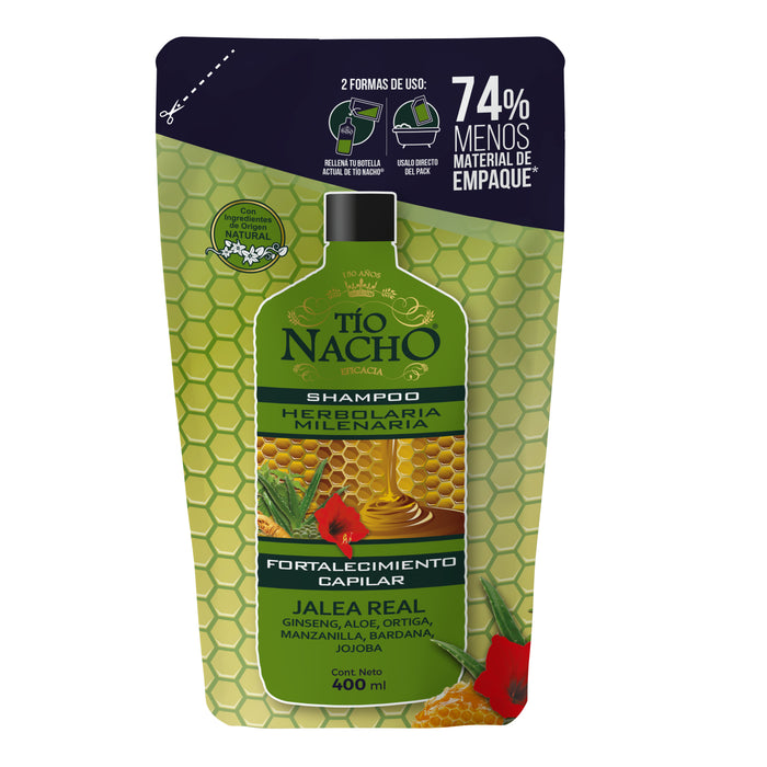 Tio Nacho Shampoo Doypack Herbolaria X 400Ml