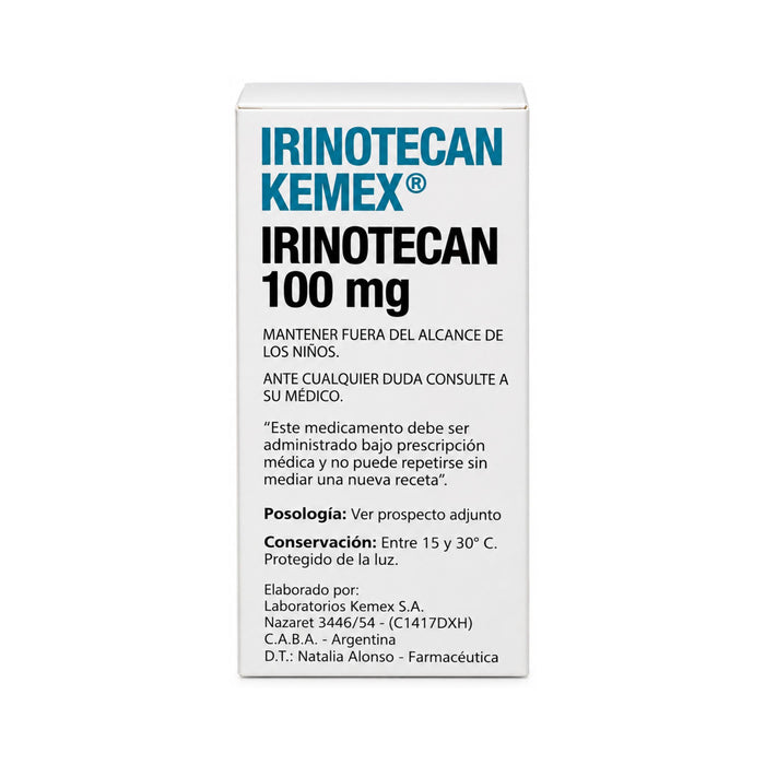 Irinotecan 100Mg Kemex Onc Iv X 1Frasco / Ampolla