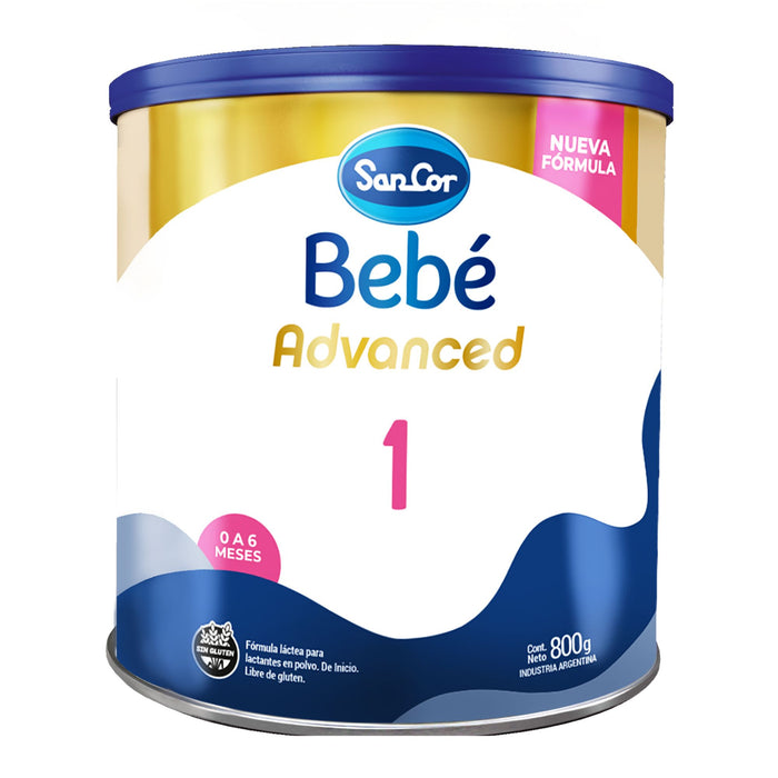 Formula Infantil Sancor Bebe 1 Advanced X 800G