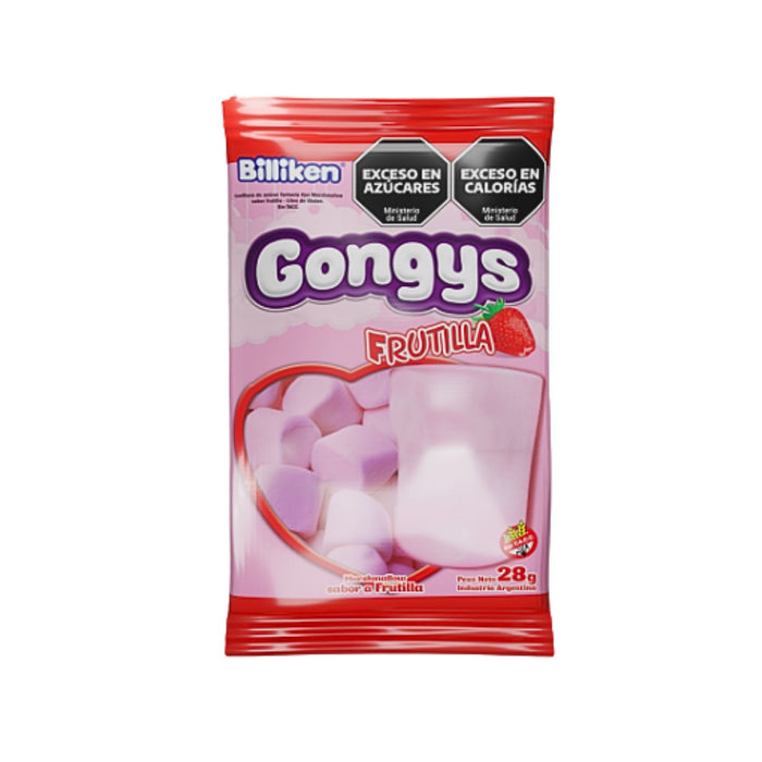 Marshmallow Gongys Sabor Frutilla X 28G