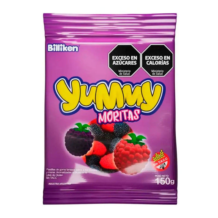 Gomitas Yummy Moritas Sabor A Frambuesa /Mora X 150Gr