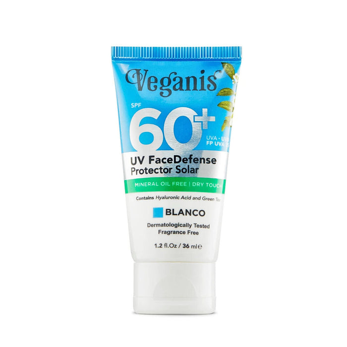 Veganis Uv Face Defense Prot Solar Spf60+ X 36Ml Blanco