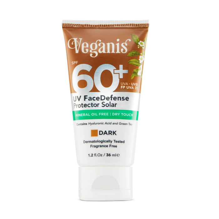 Protector Solar Veganis Uv Face Defense Spf60+ Dark X 36Ml
