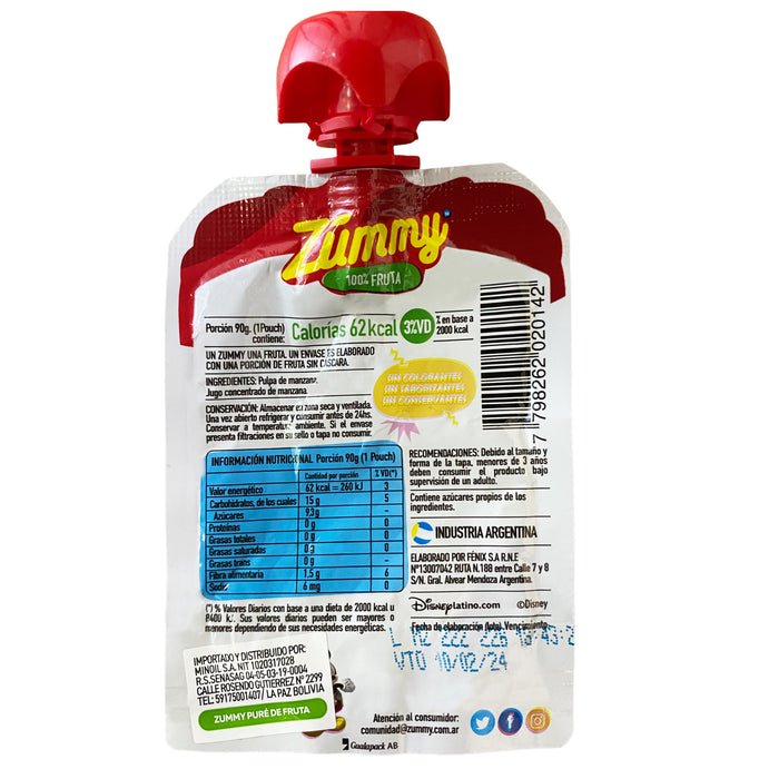 Zummy Pure De Manzana X 90G