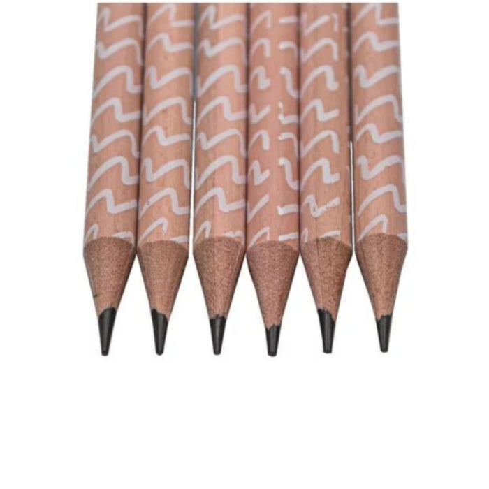 Set Lápices Mooving Grafito Sr Black X 6 Unidades