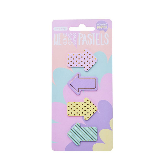 Notas Adhesivas Mooving Flechas Diseño Pastel