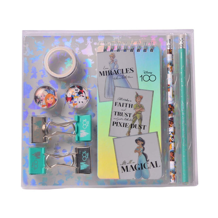 Set Mooving Disney Washitape + Magnets + Doble Clip + Notebook + Lápices