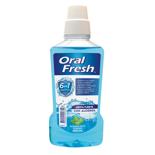 Enjuague Bucal Oral Fresh Menta Fuerte X 250Ml