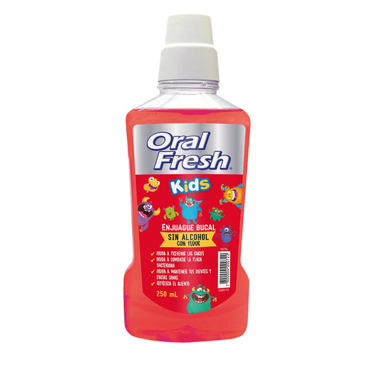 Enjuague Bucal Oral Fresh Kids Con Fluor X 250Ml