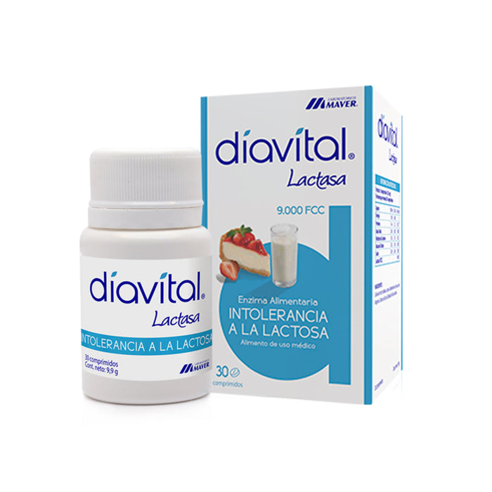 Diavital 108Mg Lactasa Frasco X 30 Comprimidos