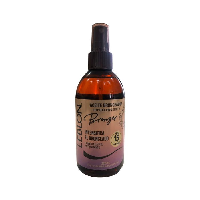 Aceite Bronceador Leblon Bronzer Fps15 X 220Ml