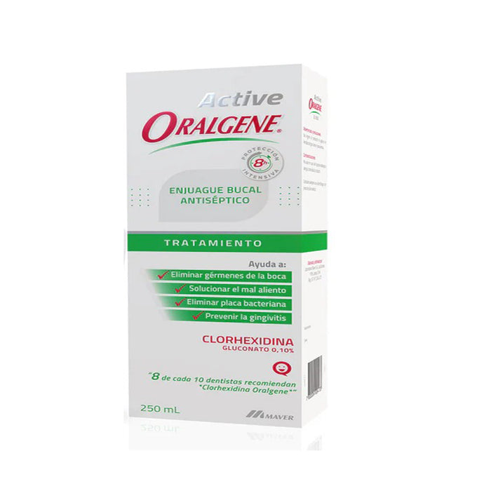 Oralgene Active Enjuague Bucal Clorhexidina X 250Ml