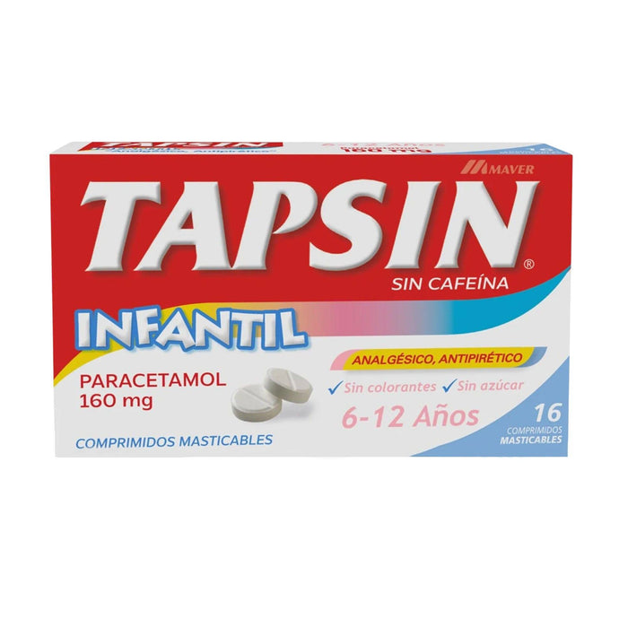 Tapsin Infantil Paracetamol 160Mg X Comprimido Masticable