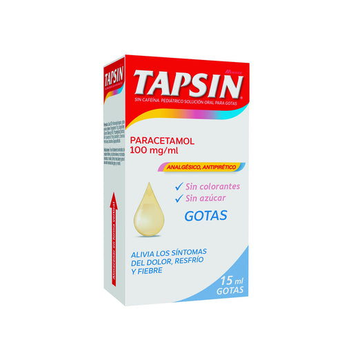Tapsin Infantil 100Mg Paracetamol Gotas X 15Ml