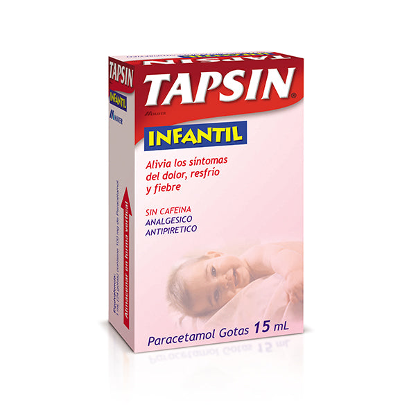 Tapsin Infantil 100Mg Paracetamol Gotas X 15Ml