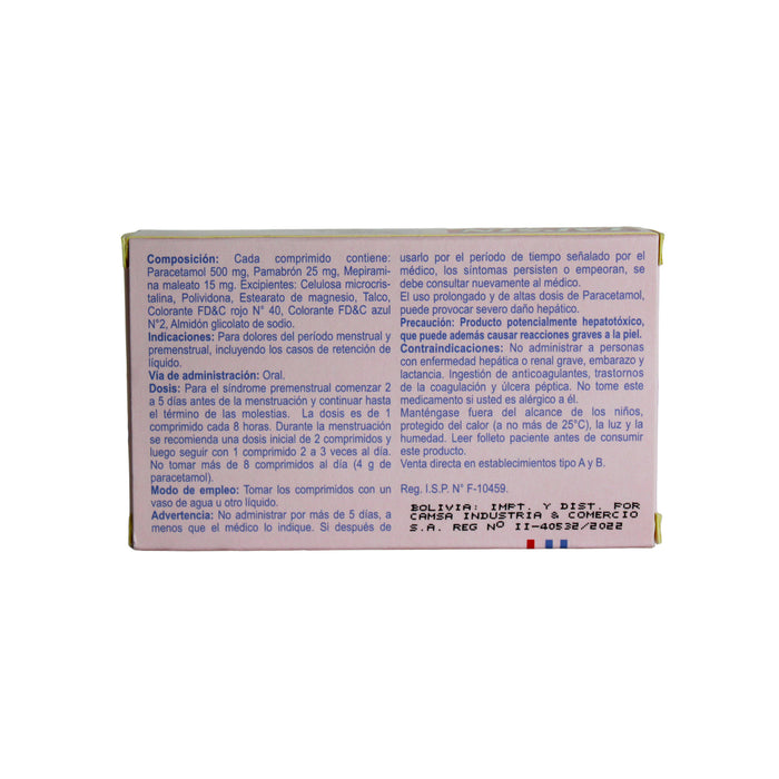 Tapsin Periodo X Comprimido