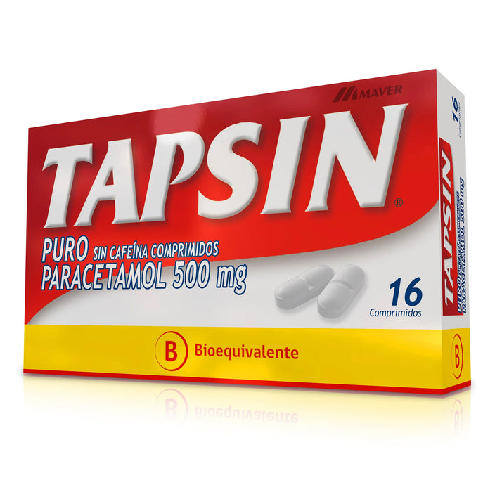 Tapsin Puro Sin Cafeina Paracetamol 500Mg X Comprimidos