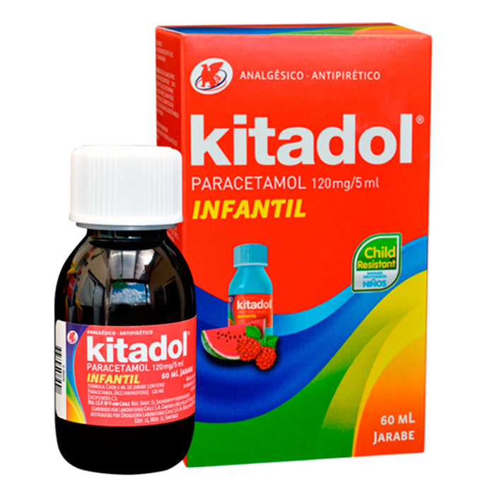 Kitadol Jarabe Sabor Tutifrutti X 60Ml (Paracetamol)