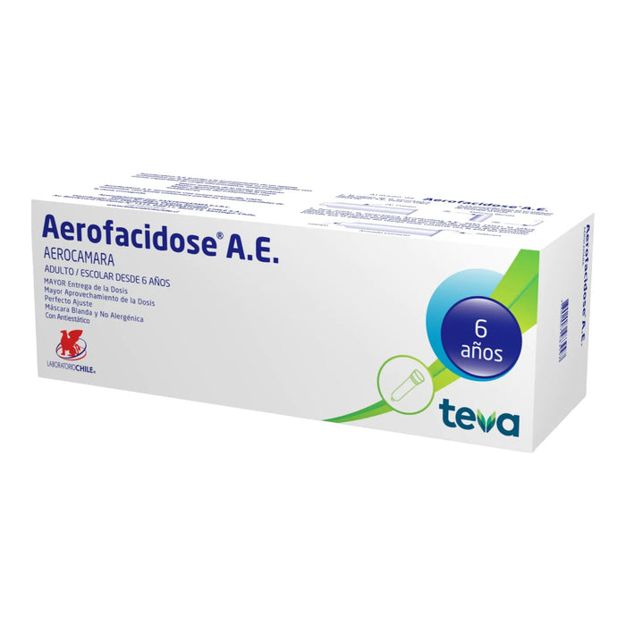 Aerocámara Aerofacidose A.E. Adulto +6 Anos