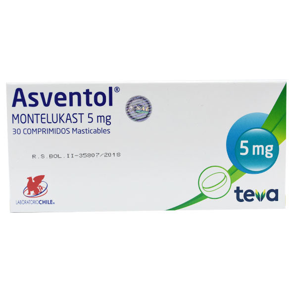 Asventol Montelukast 5Mg X Tableta