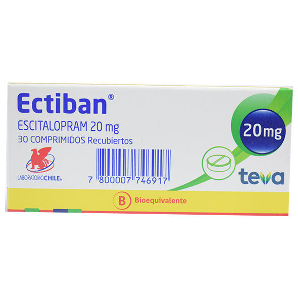 Ectiban Escitalopram 20Mg X Tableta