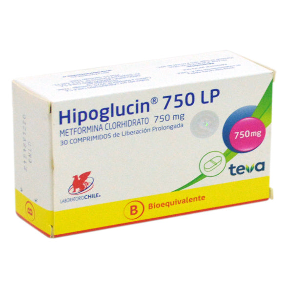 Hipoglucin 750Mg Metformina X Tableta