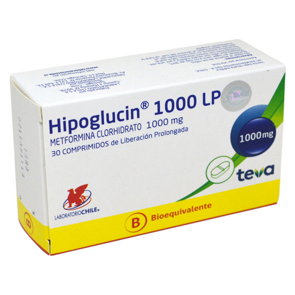 Hipoglucin Lp 1000Mg Metformina X Tableta