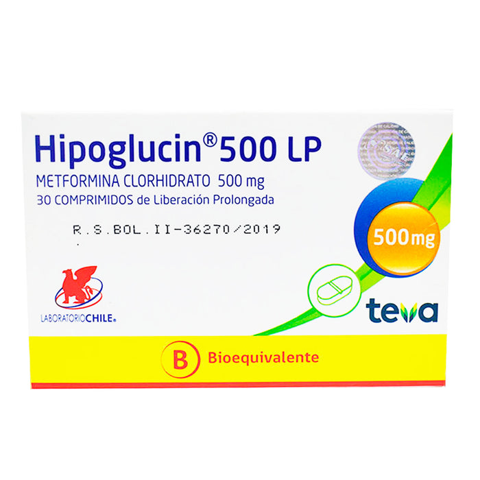 Hipoglucin 500Mg Metformina X Tableta