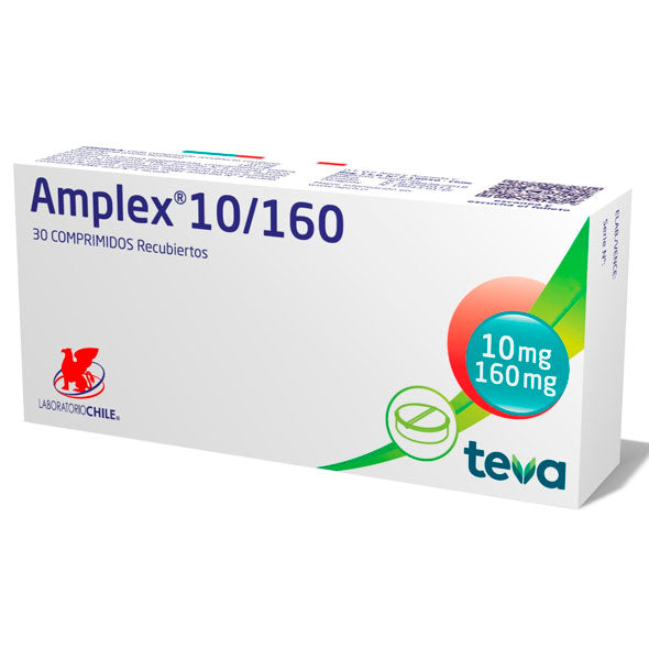 Amplex Amlodipina 10Mg Y Valsartan 160Mg X Tableta
