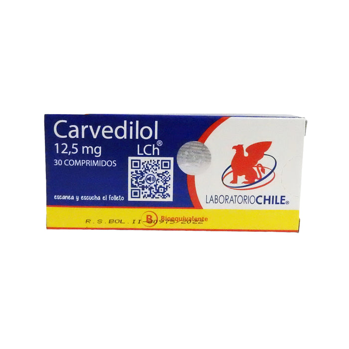 Carvedilol Lch 12.5Mg X 30 Comp