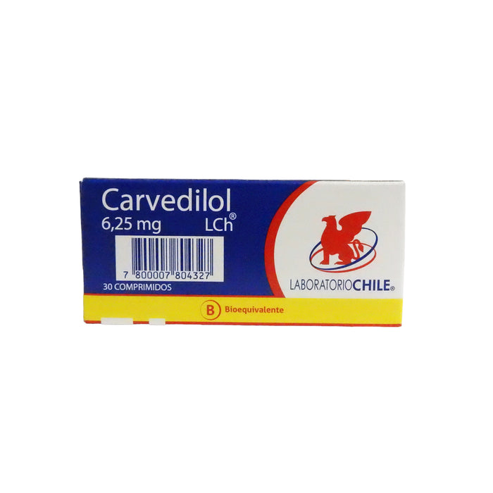 Carvedilol Lch 6.25Mg X 30 Comp