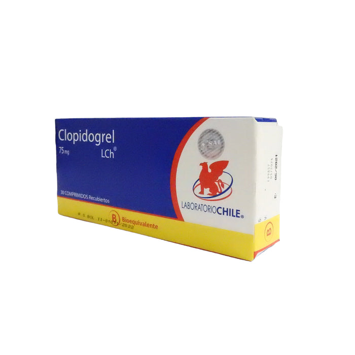 Clopidogrel Lch 75Mg X 30 Comp